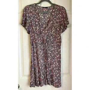 Cotton on Woven Marissa Gathered Front Mini Dress Size M Floral
